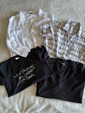15-Piece Women's Clothing Bundle Large Tops & Bottoms EUC